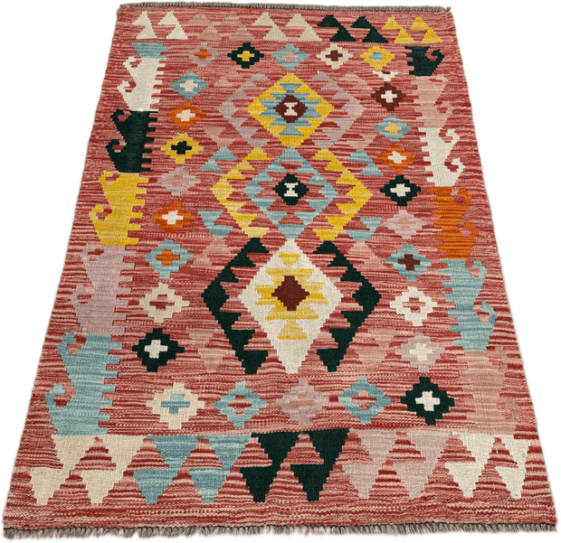 Chobi Kilim Rug - 125 cm x 77 cm
