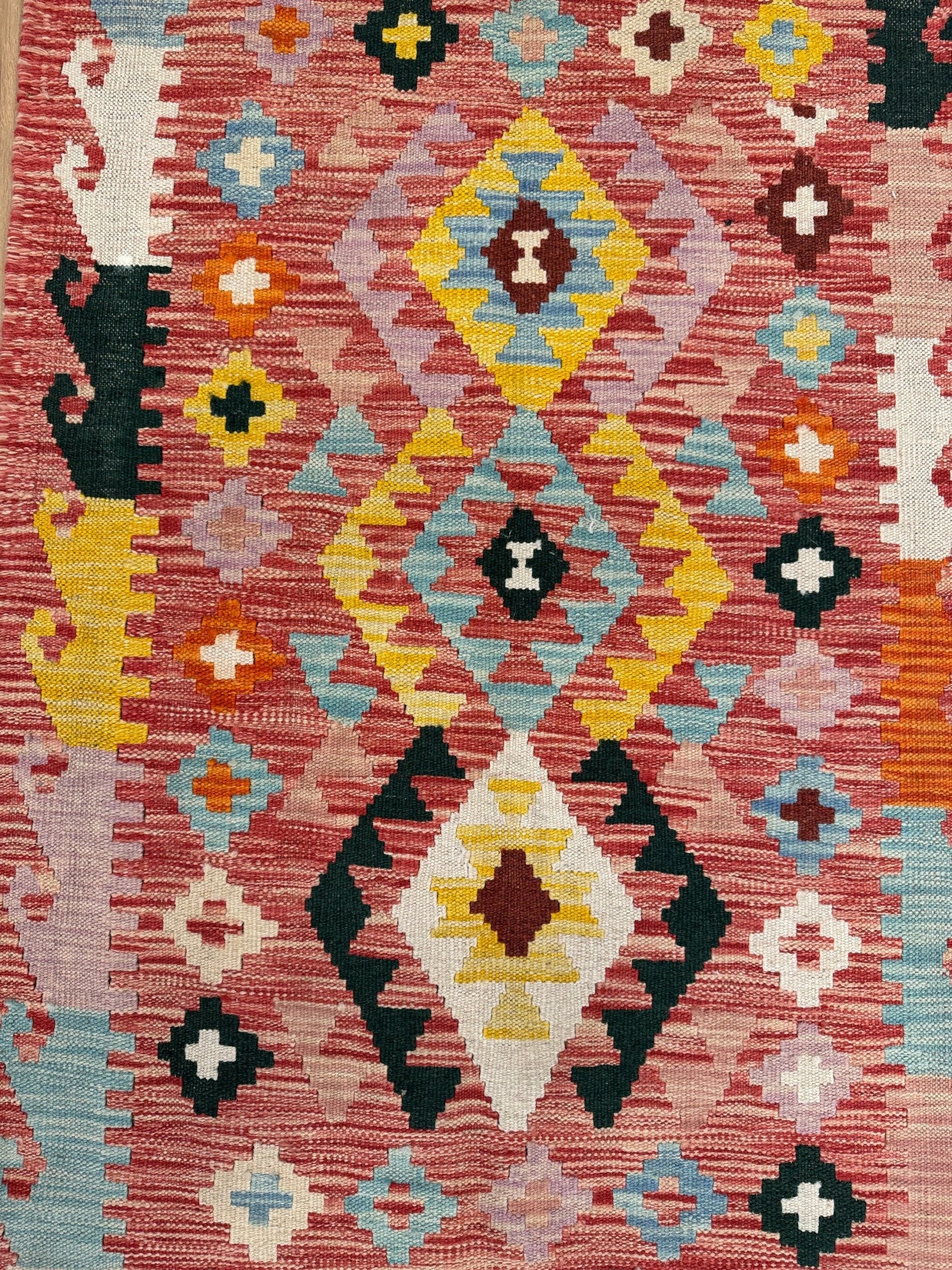Chobi Kilim Rug - 125 cm x 77 cm