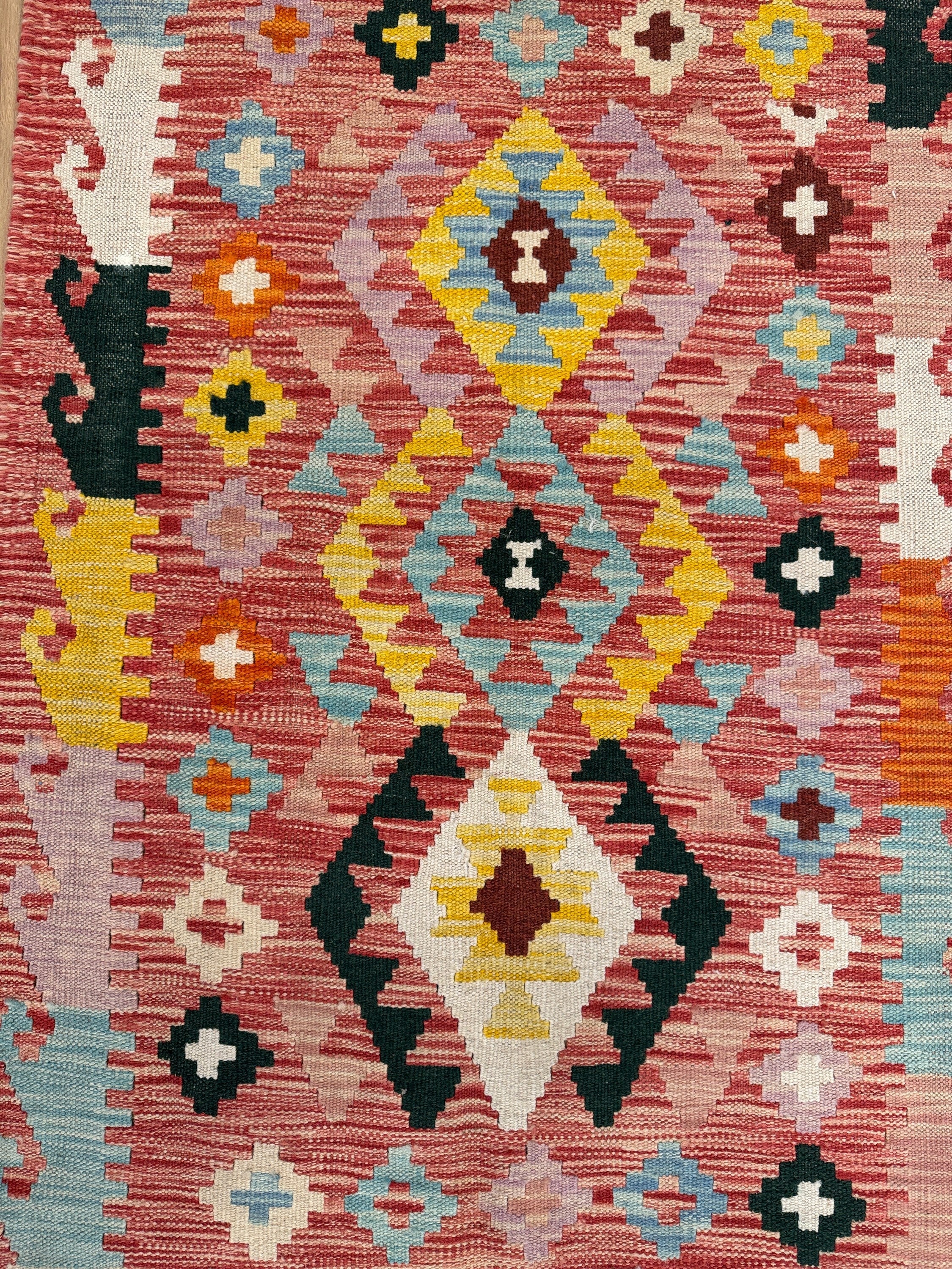 Chobi Kilim Rug - 125 cm x 77 cm