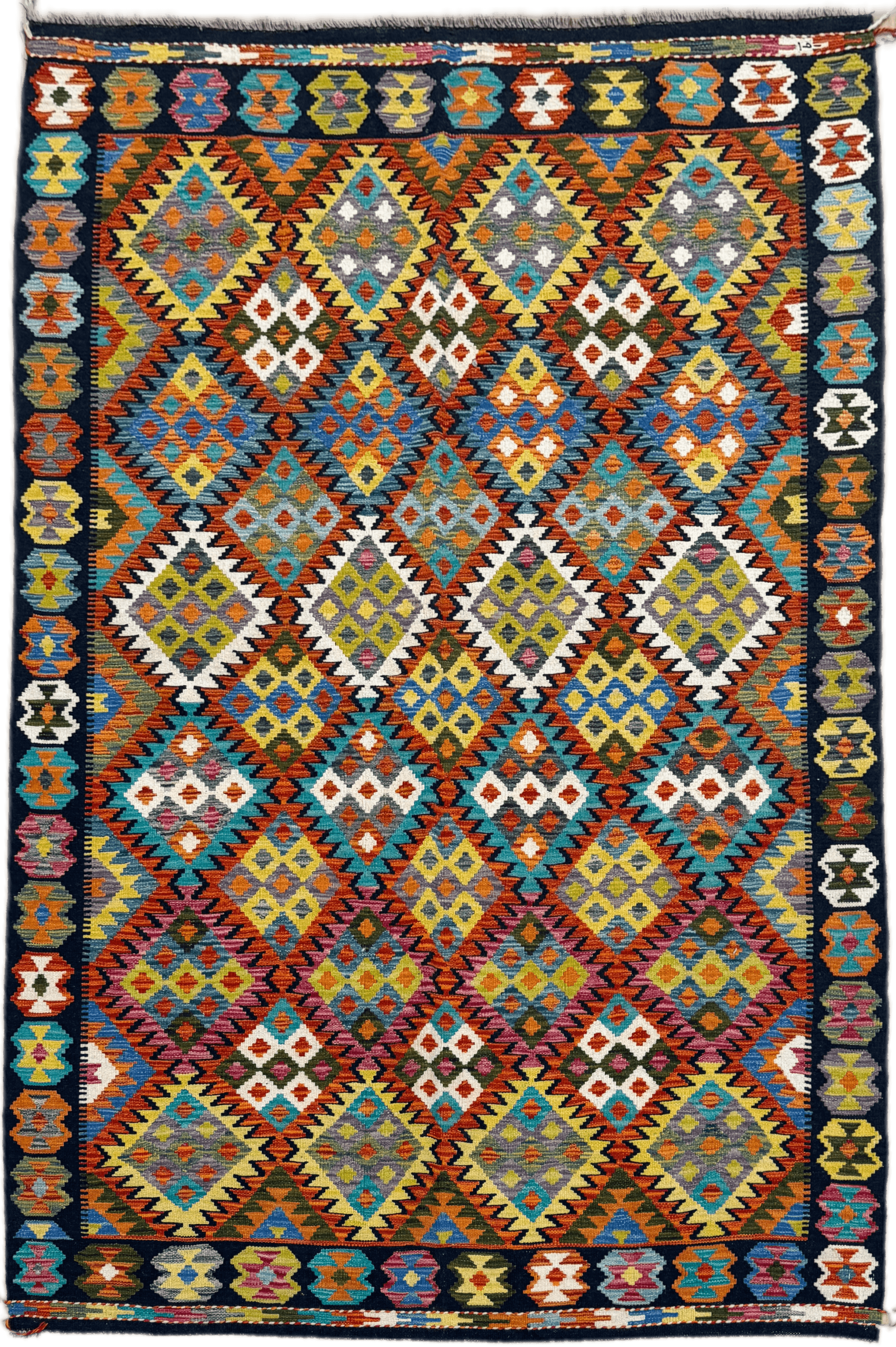 Chobi Kilim Rug - 251 cm x 167 cm