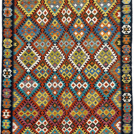 Chobi Kilim Rug - 251 cm x 167 cm