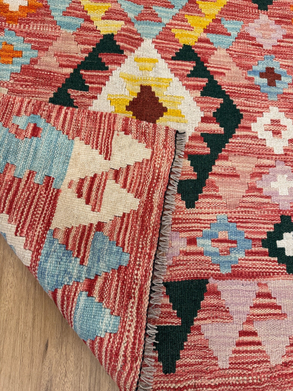 Chobi Kilim Rug - 125 cm x 77 cm