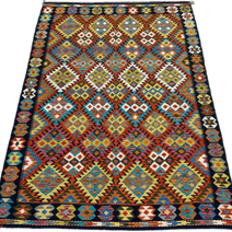 Chobi Kilim Rug - 251 cm x 167 cm