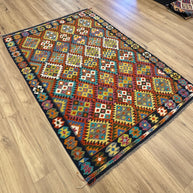 Chobi Kilim Rug - 251 cm x 167 cm