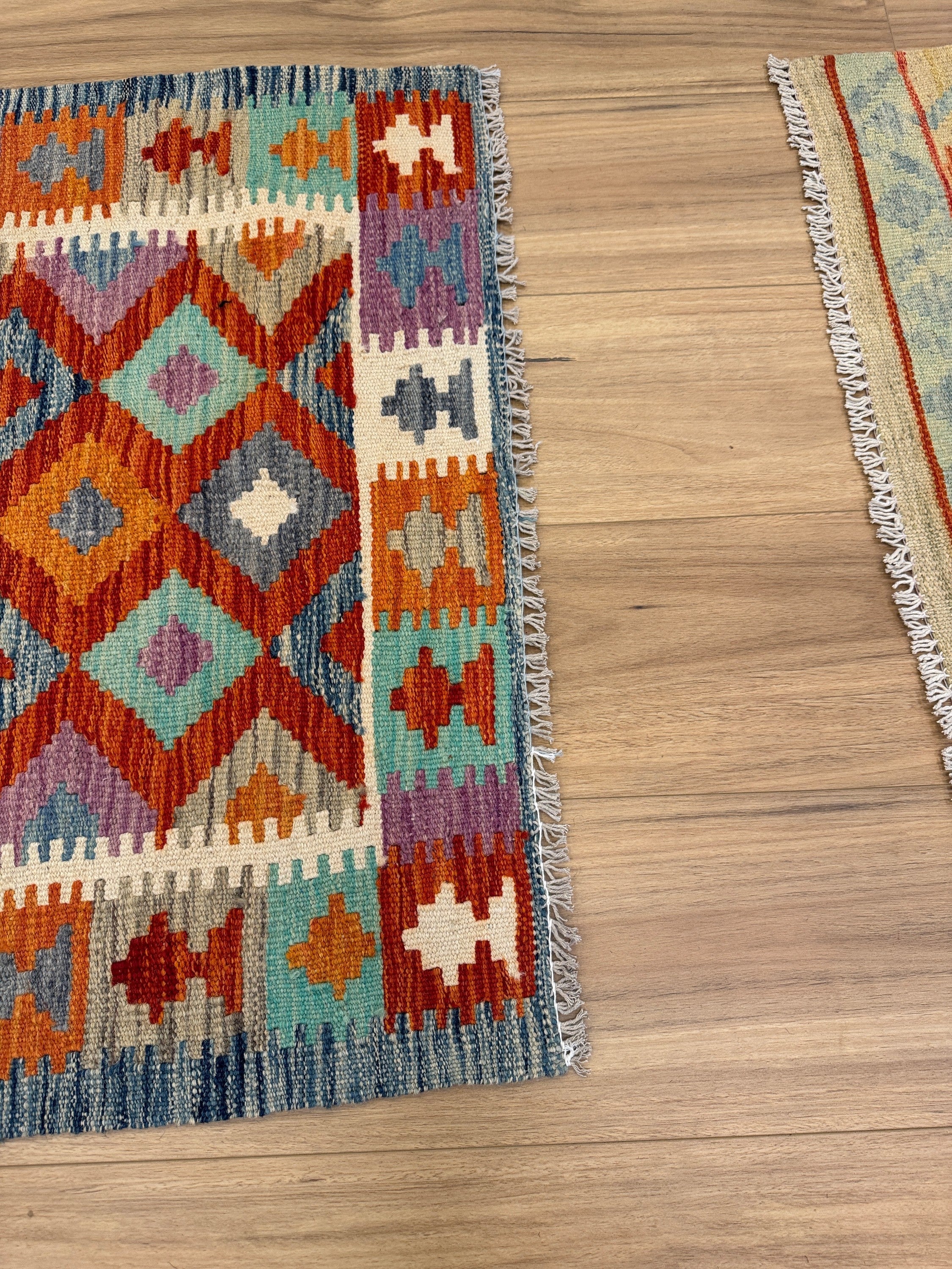 Chobi Kilim Rug - 125 cm x 80 cm