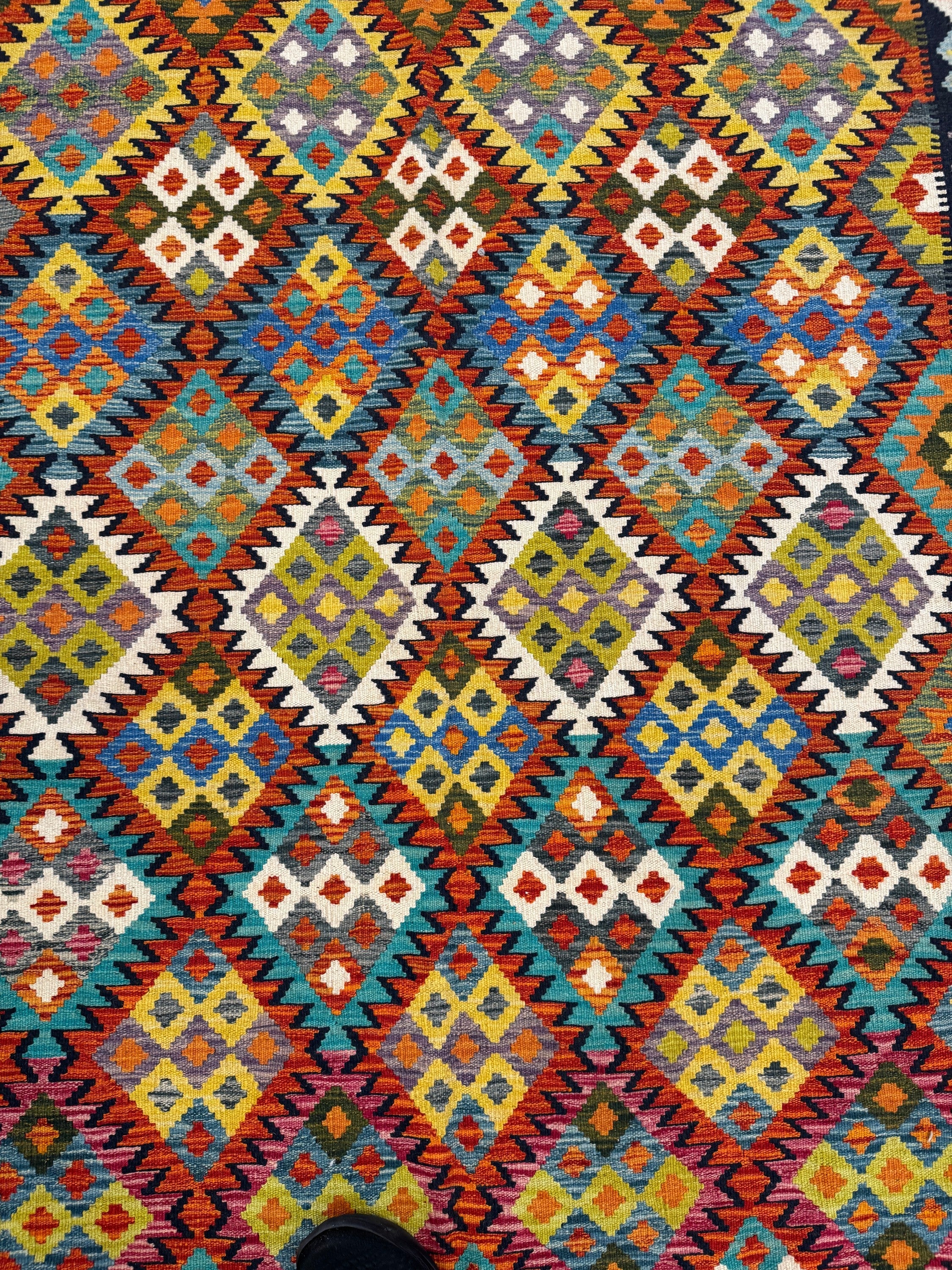 Chobi Kilim Rug - 251 cm x 167 cm