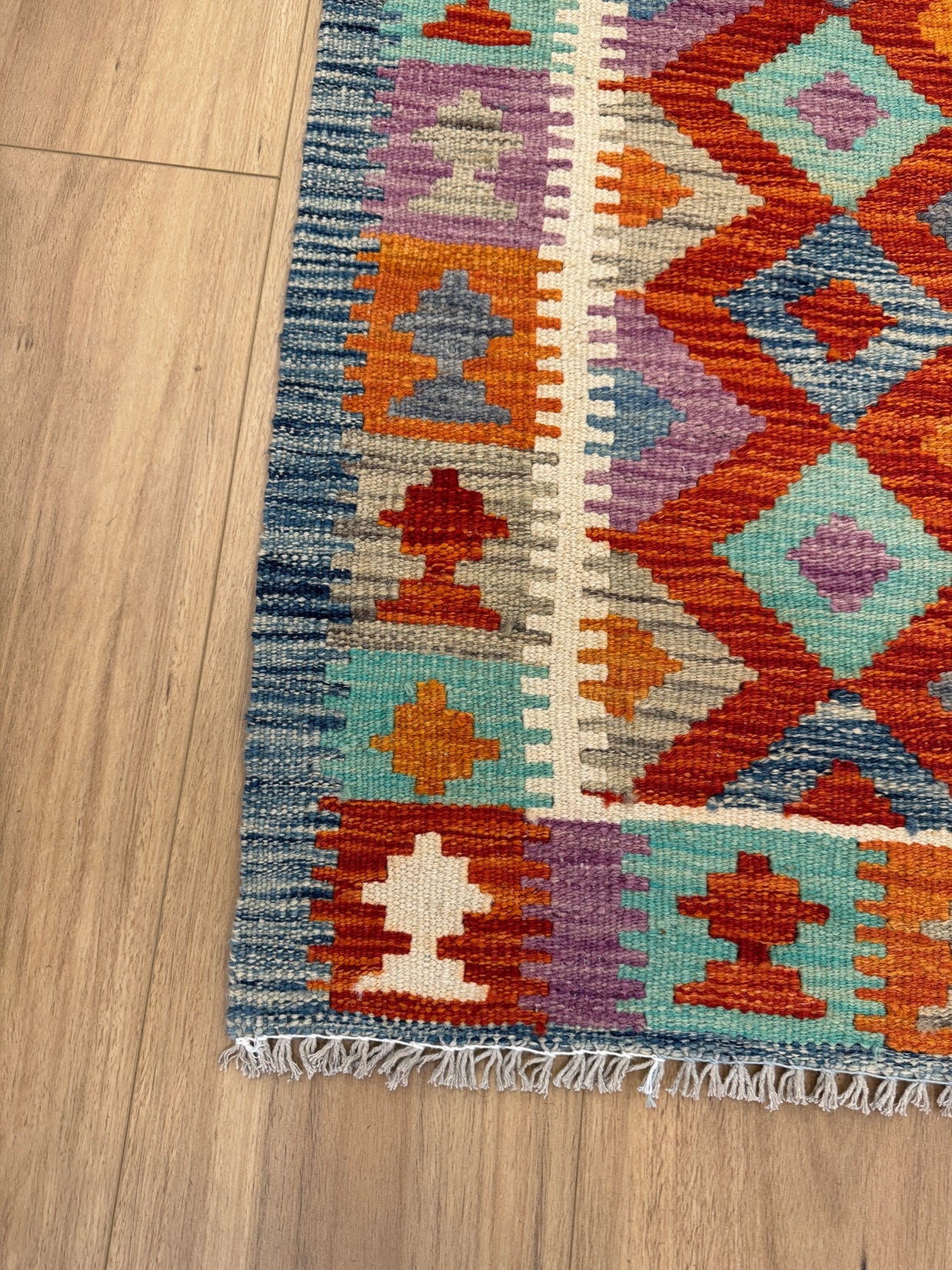 Chobi Kilim Rug - 125 cm x 80 cm