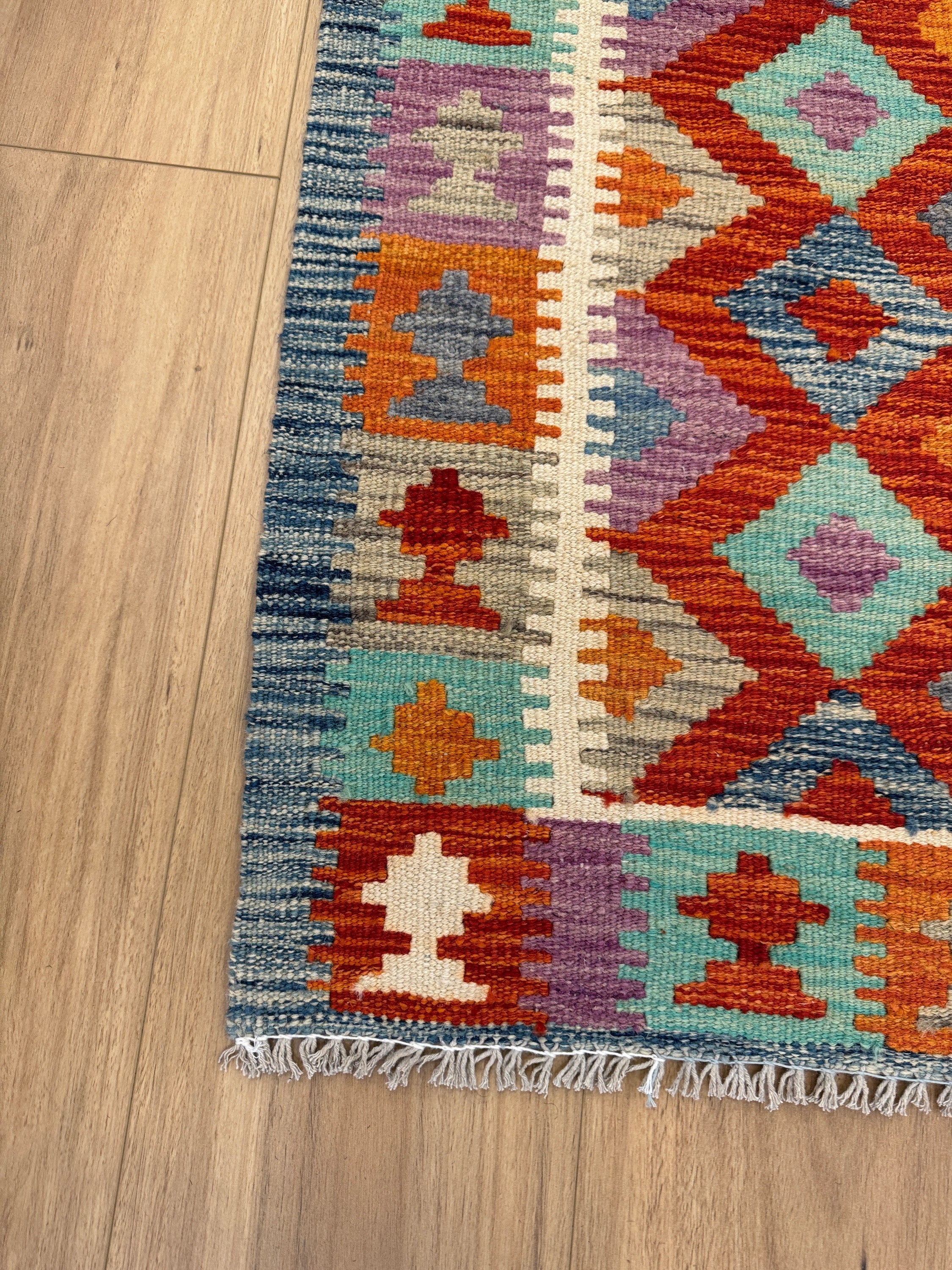 Chobi Kilim Rug - 125 cm x 80 cm