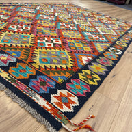 Chobi Kilim Rug - 251 cm x 167 cm