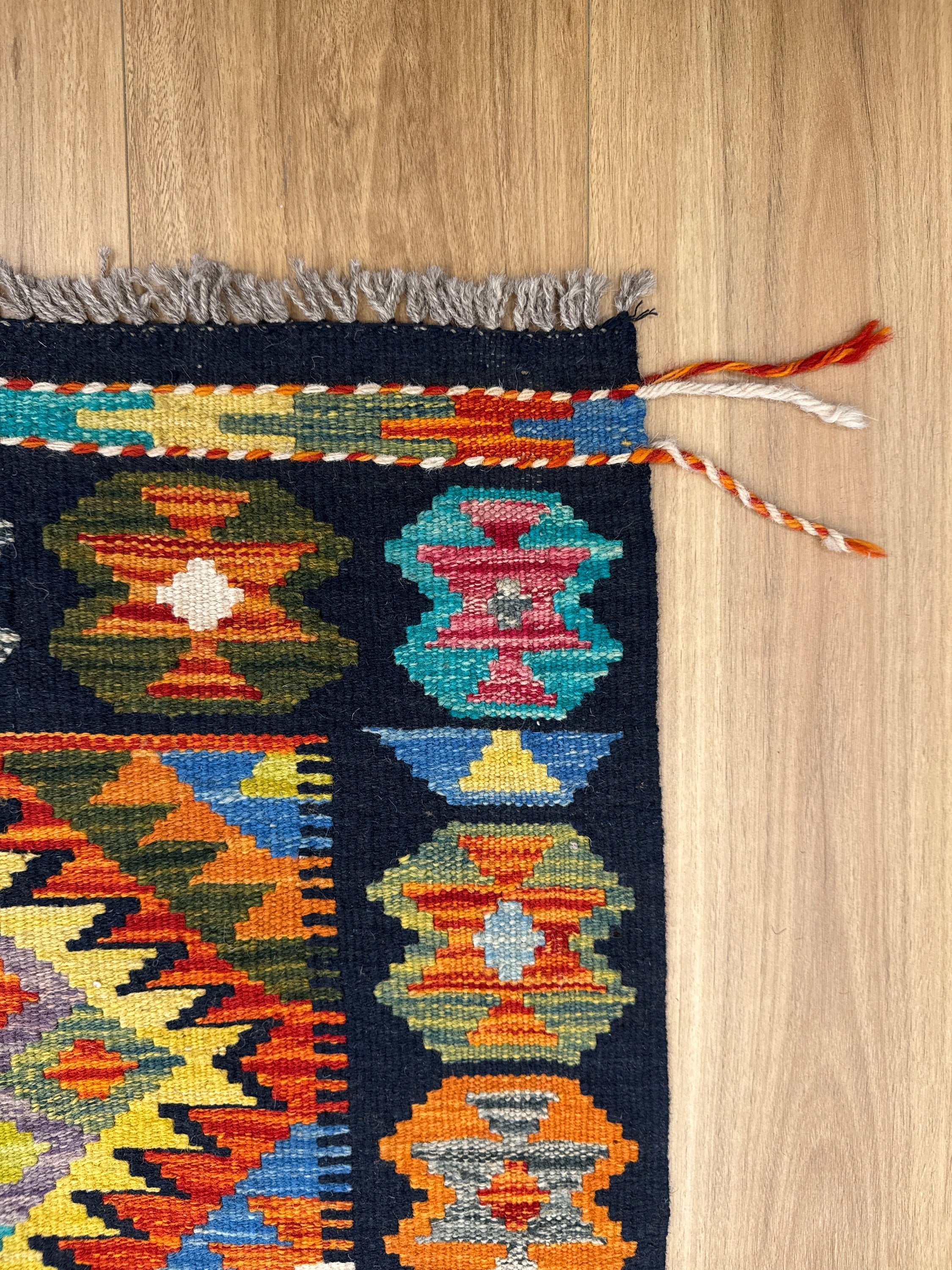 Chobi Kilim Rug - 251 cm x 167 cm