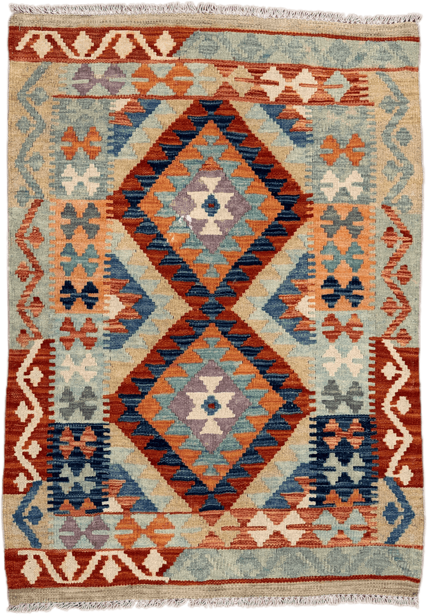 Chobi Kilim Rug - 116 cm x 83 cm