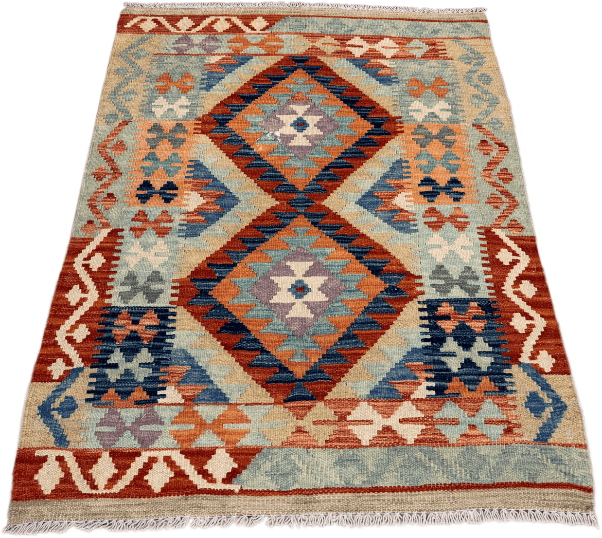 Chobi Kilim Rug - 116 cm x 83 cm