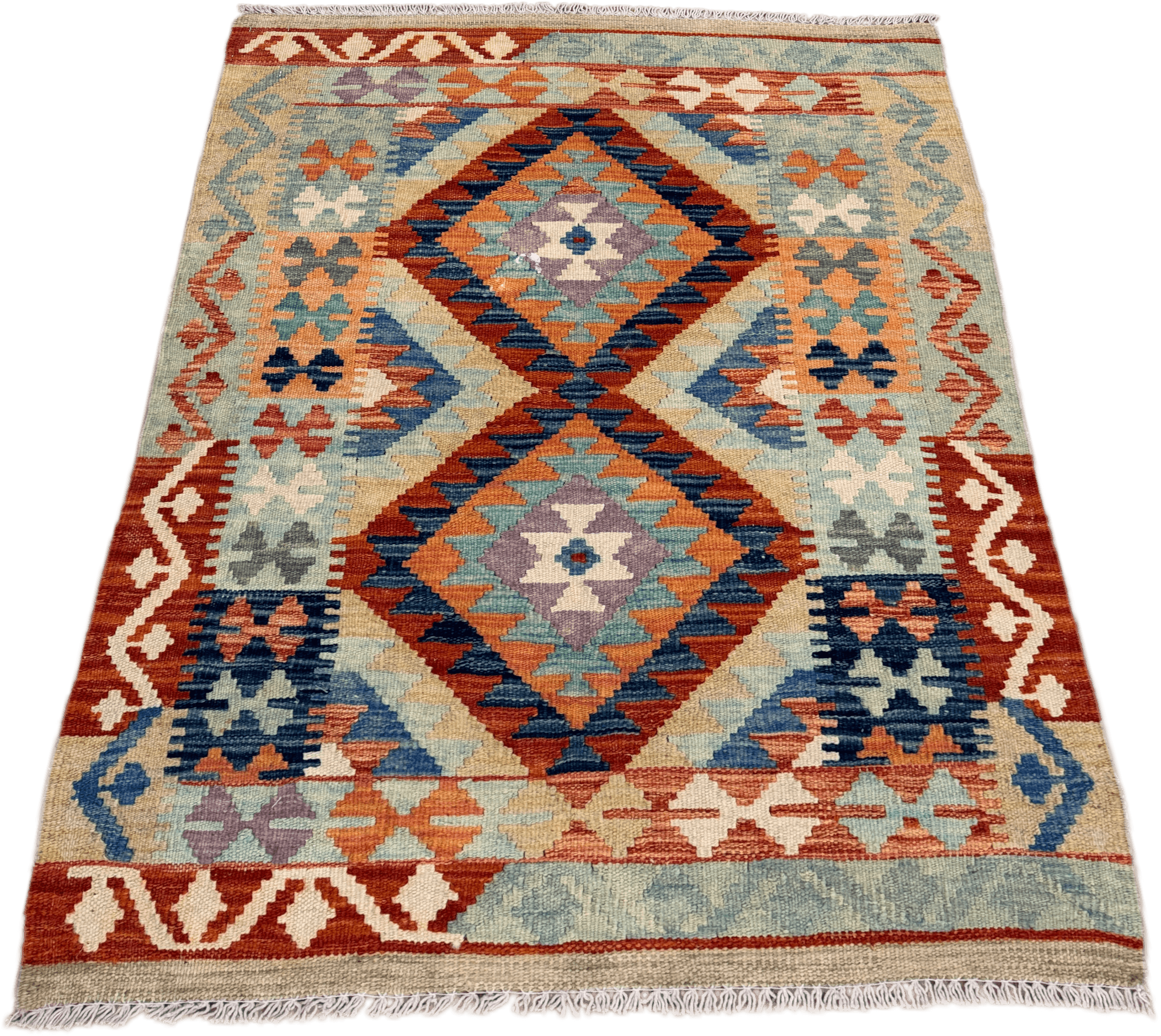 Chobi Kilim Rug - 116 cm x 83 cm