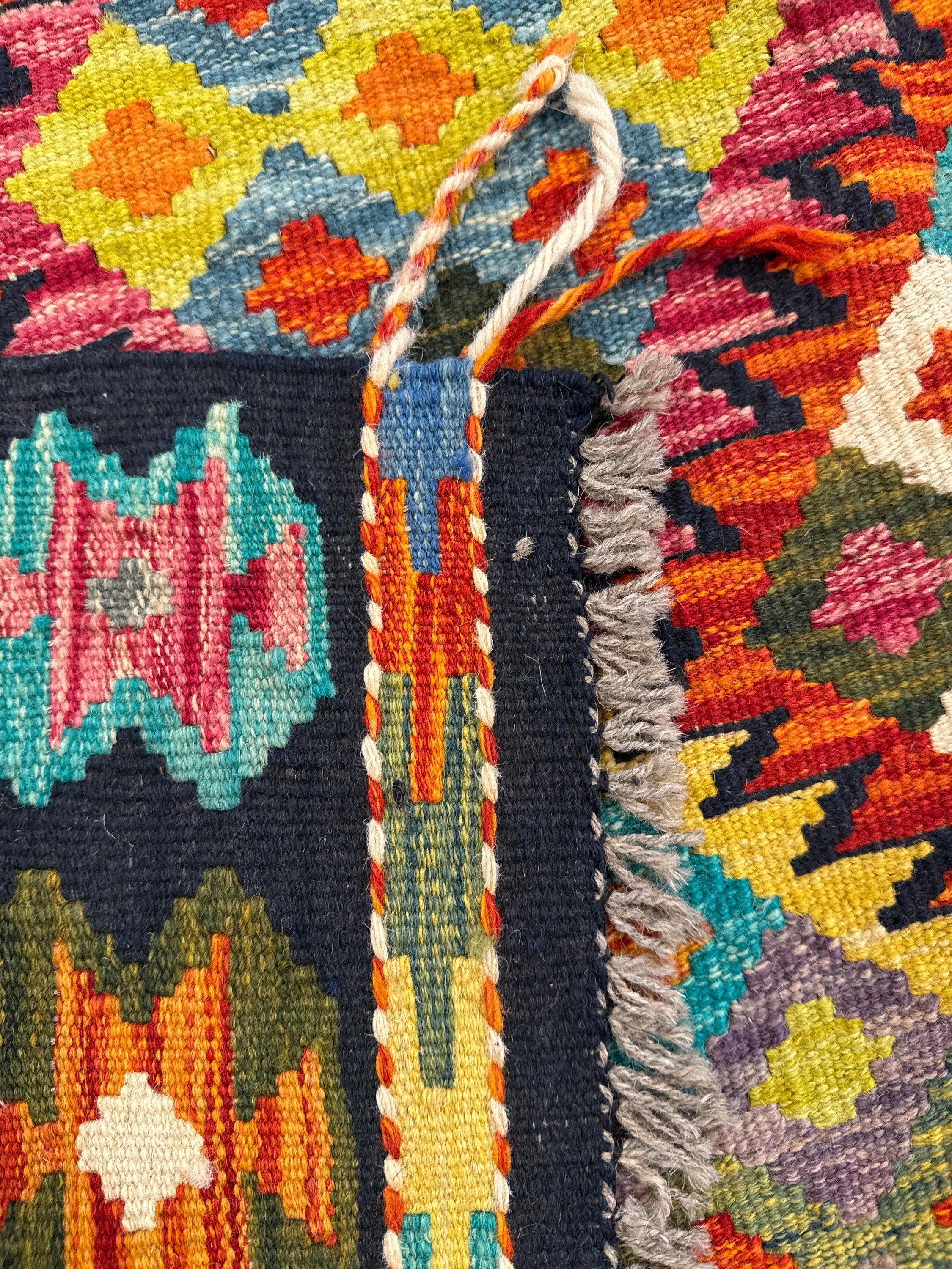 Chobi Kilim Rug - 251 cm x 167 cm