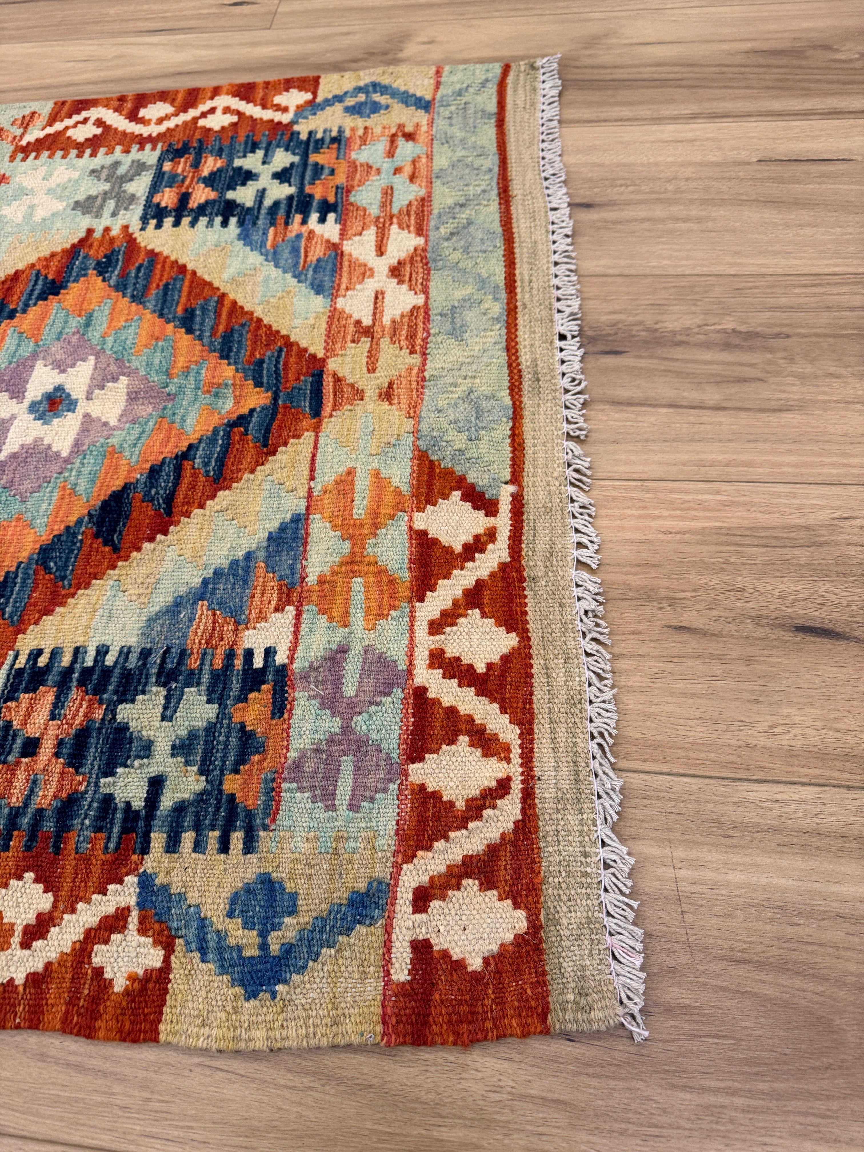 Chobi Kilim Rug - 116 cm x 83 cm