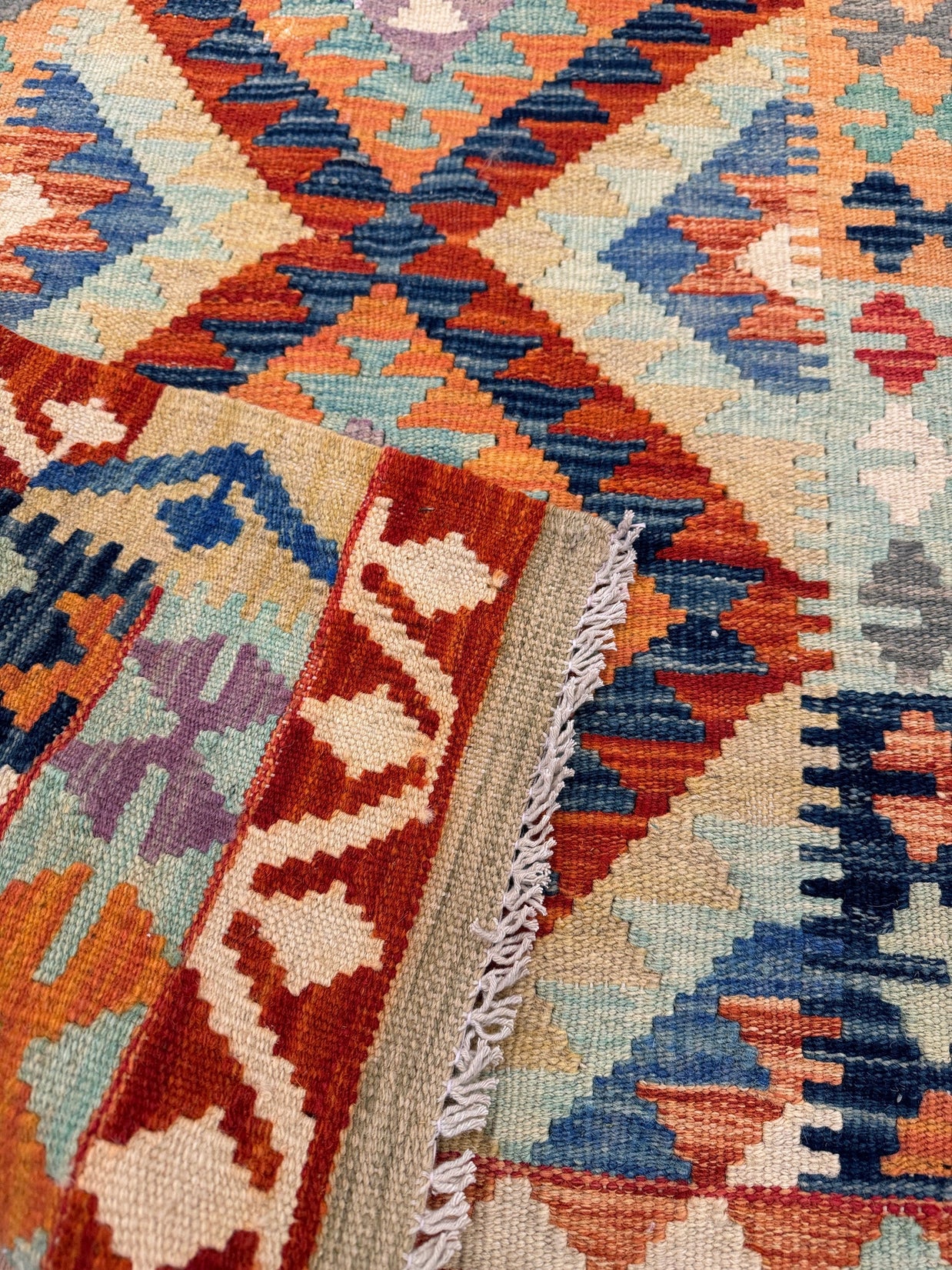 Chobi Kilim Rug - 116 cm x 83 cm