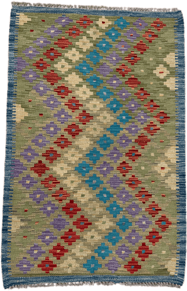 Chobi Kilim Rug - 123 cm x 82 cm