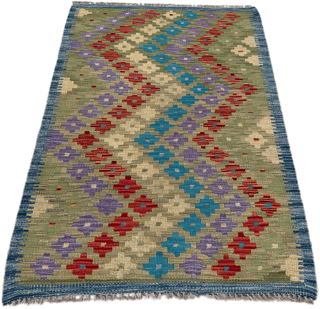 Chobi Kilim Rug - 123 cm x 82 cm