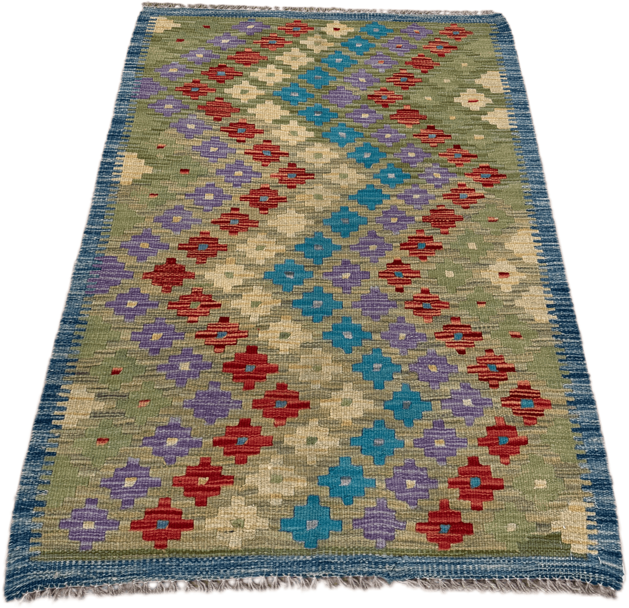 Chobi Kilim Rug - 123 cm x 82 cm