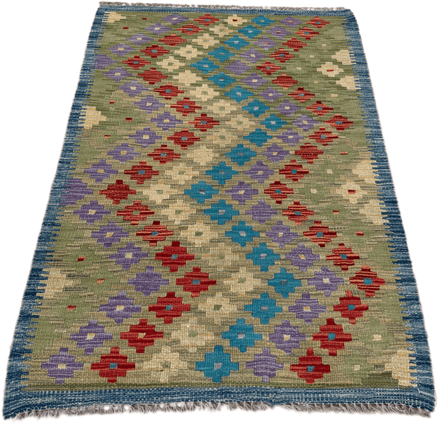 Chobi Kilim Rug - 123 cm x 82 cm