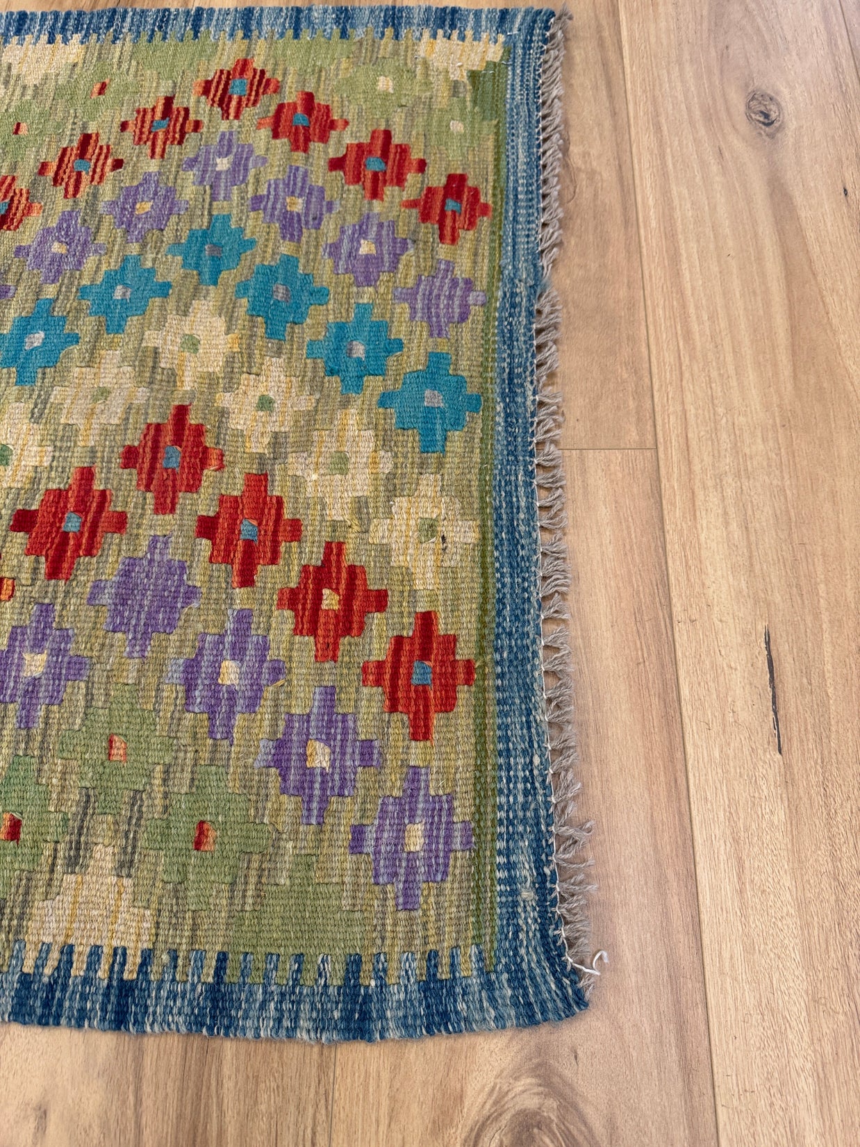 Chobi Kilim Rug - 123 cm x 82 cm