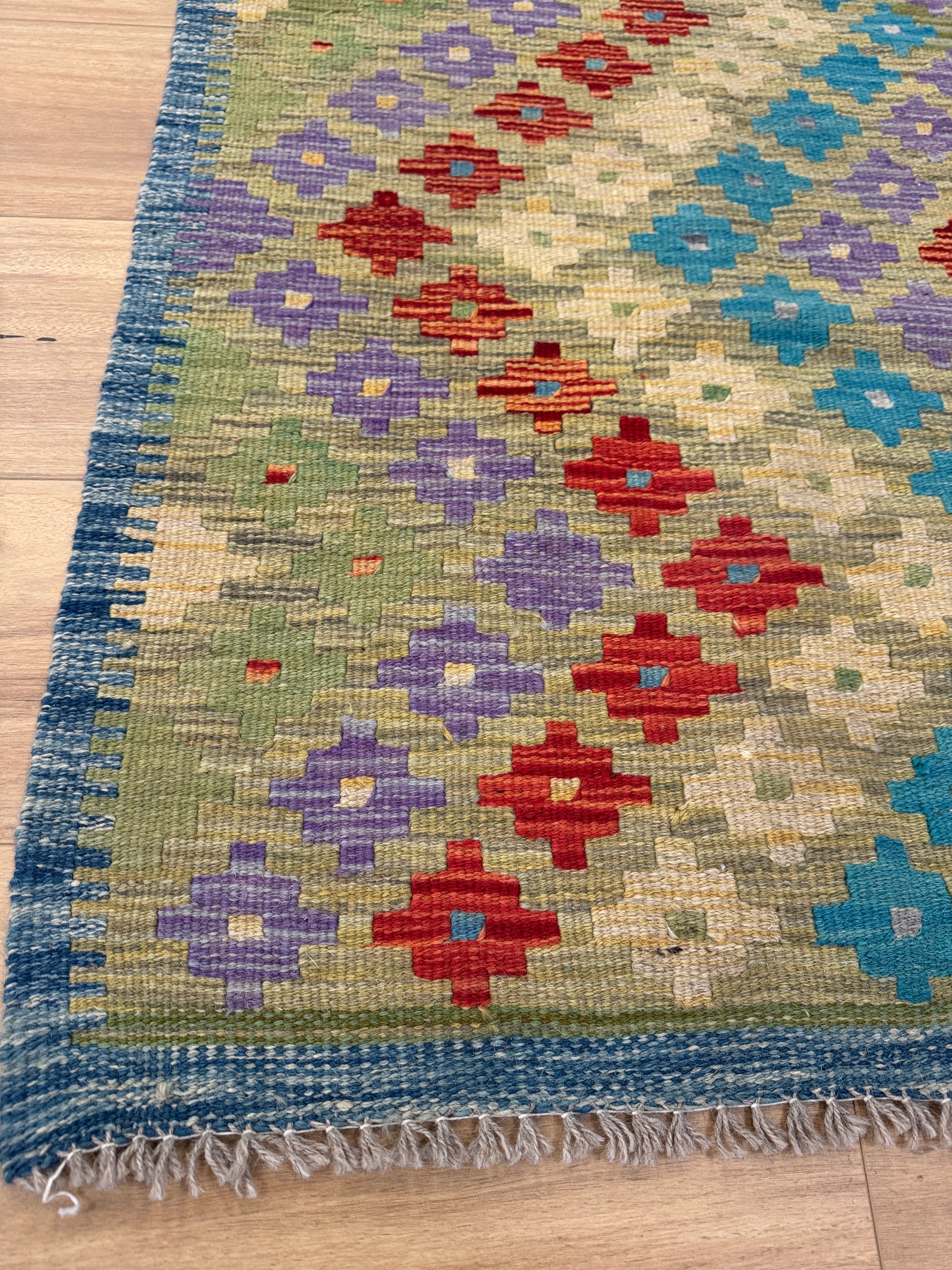 Chobi Kilim Rug - 123 cm x 82 cm