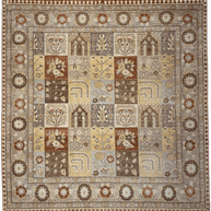 Chobi Rug - 206 cm x 194 cm