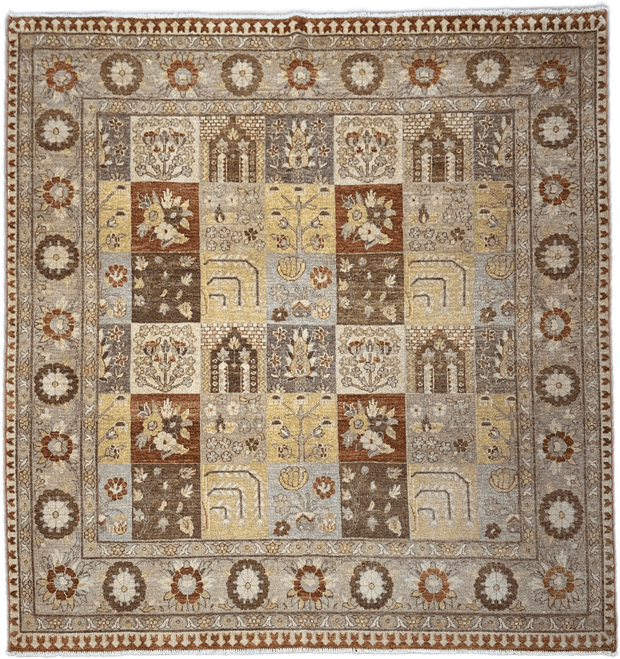 Chobi Rug - 206 cm x 194 cm