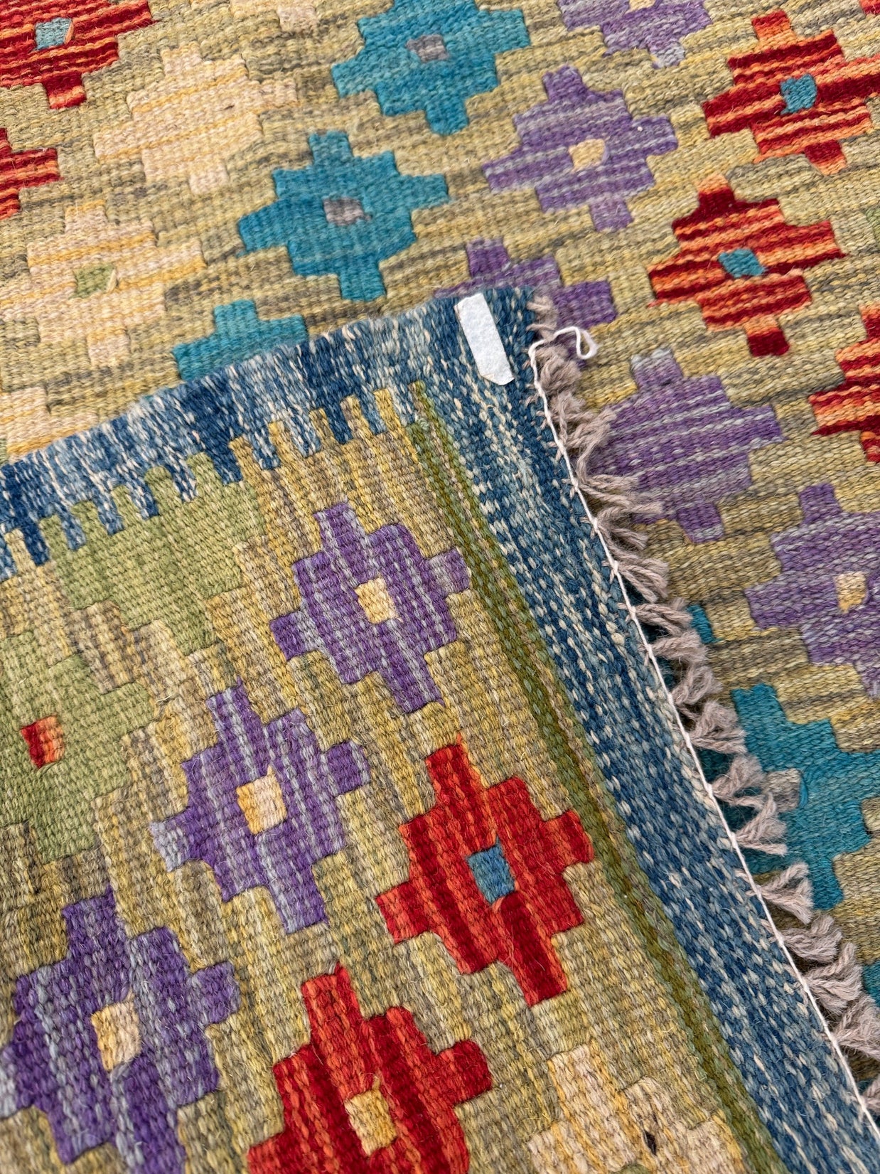 Chobi Kilim Rug - 123 cm x 82 cm