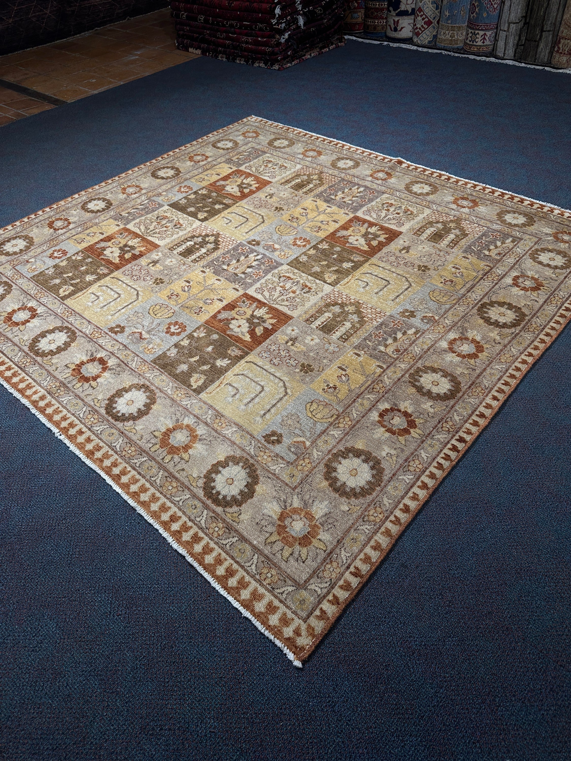 Chobi Rug - 206 cm x 194 cm
