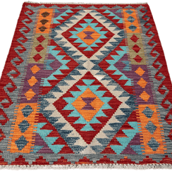 Chobi Kilim Rug - 108 cm x 87 cm