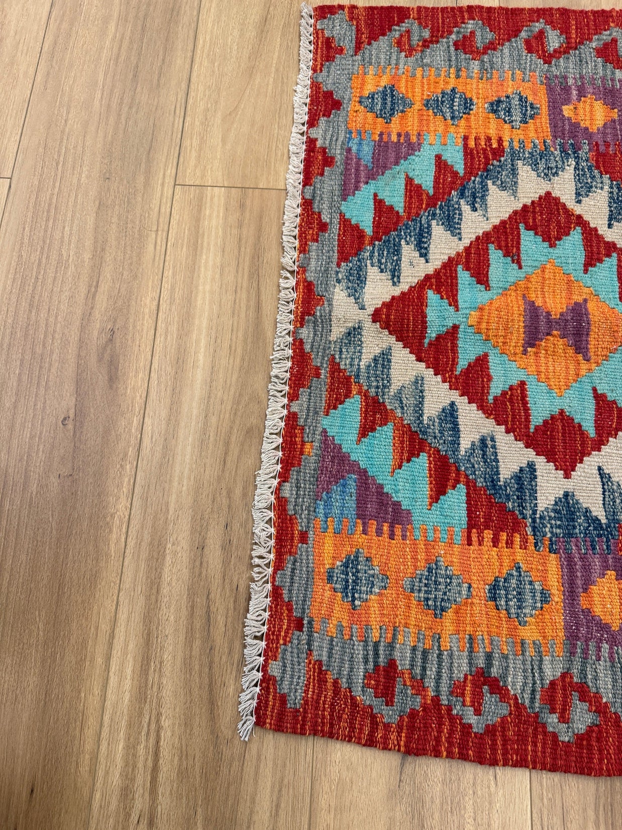 Chobi Kilim Rug - 108 cm x 87 cm