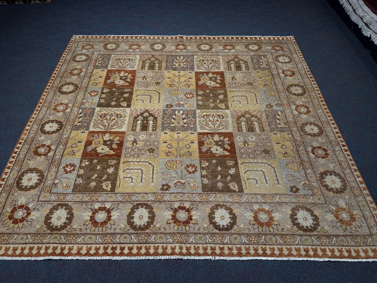 Chobi Rug - 206 cm x 194 cm