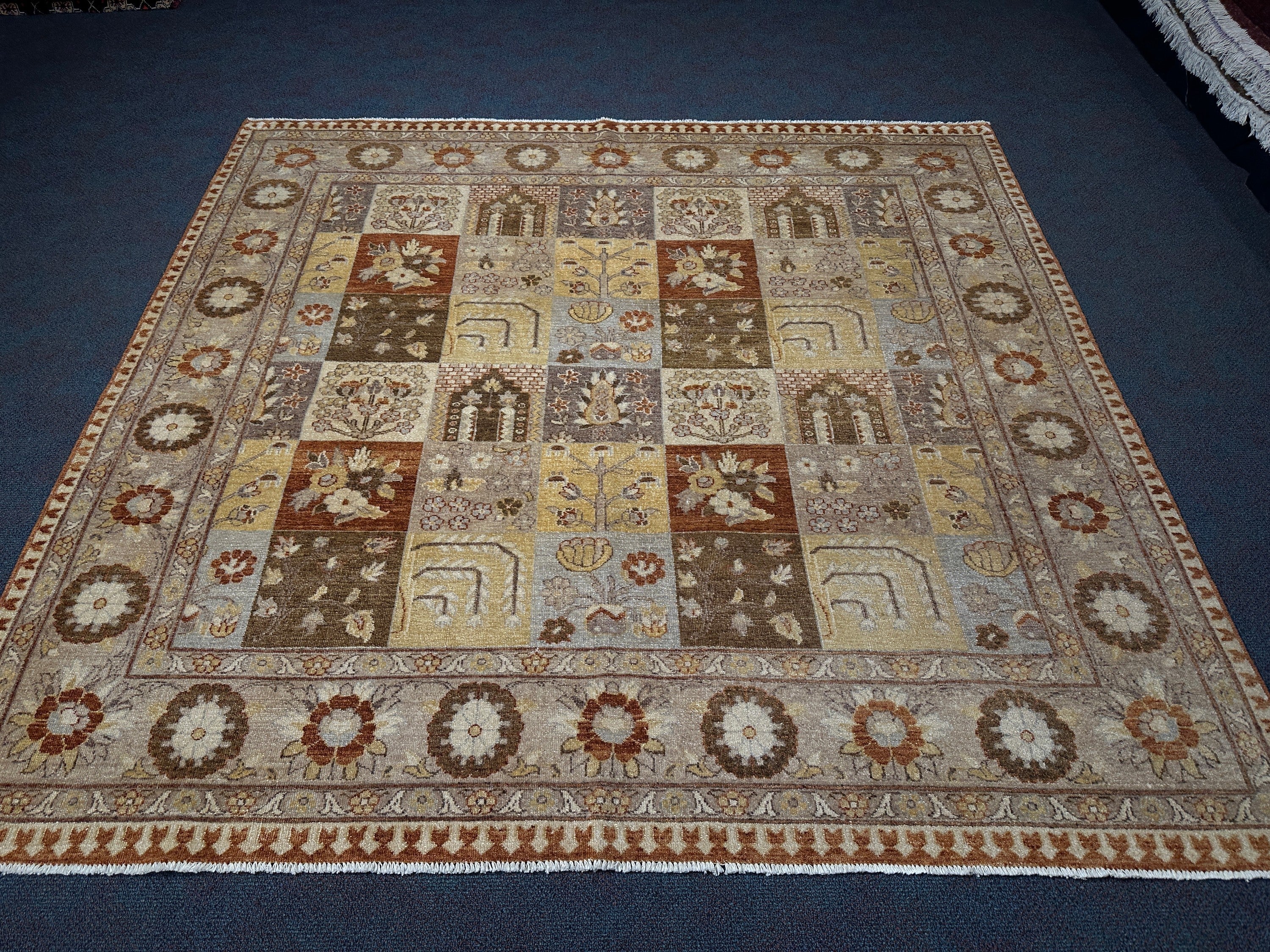 Chobi Rug - 206 cm x 194 cm