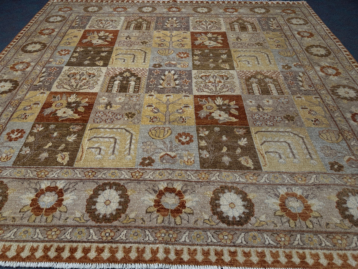 Chobi Rug - 206 cm x 194 cm