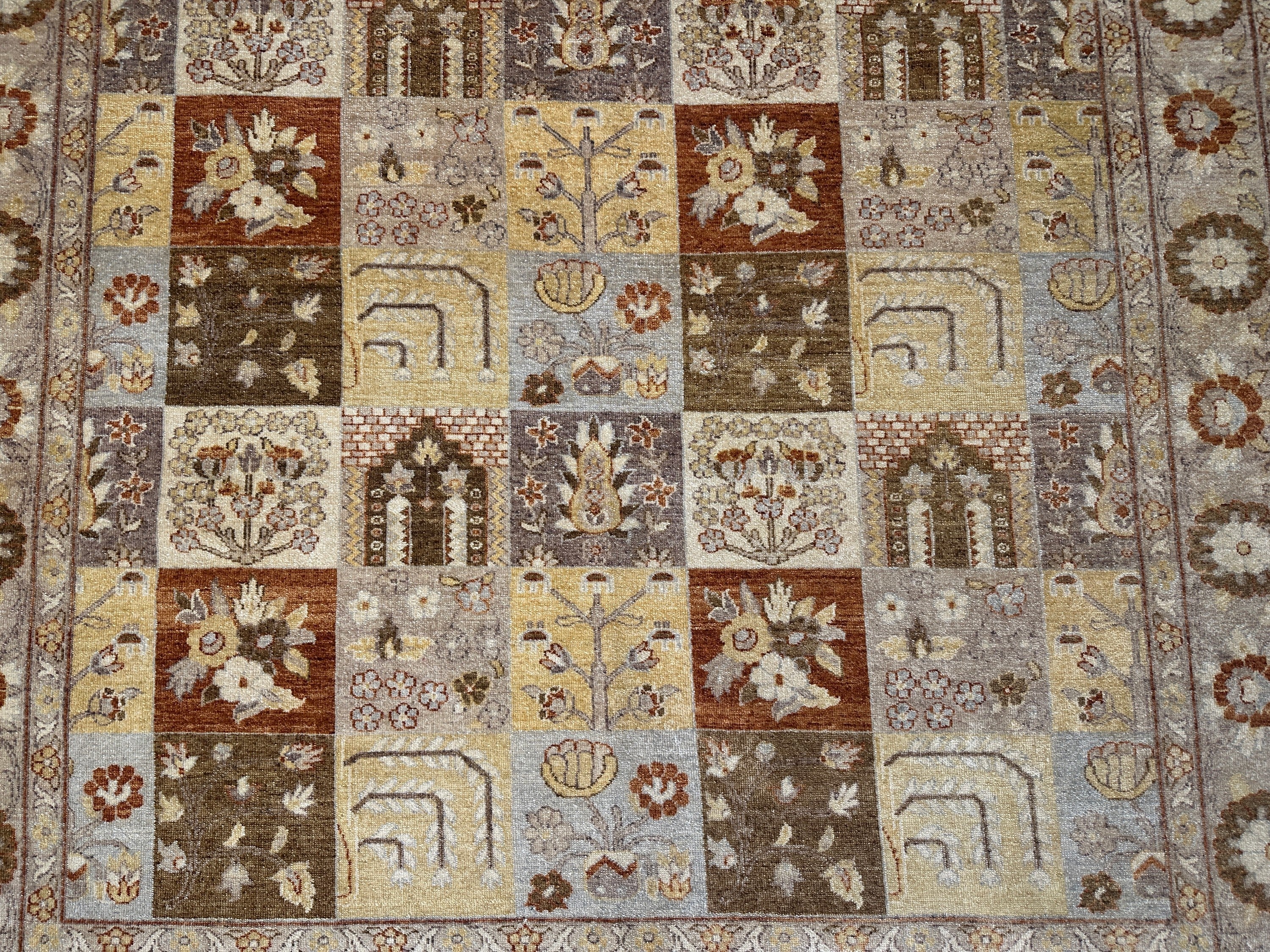 Chobi Rug - 206 cm x 194 cm
