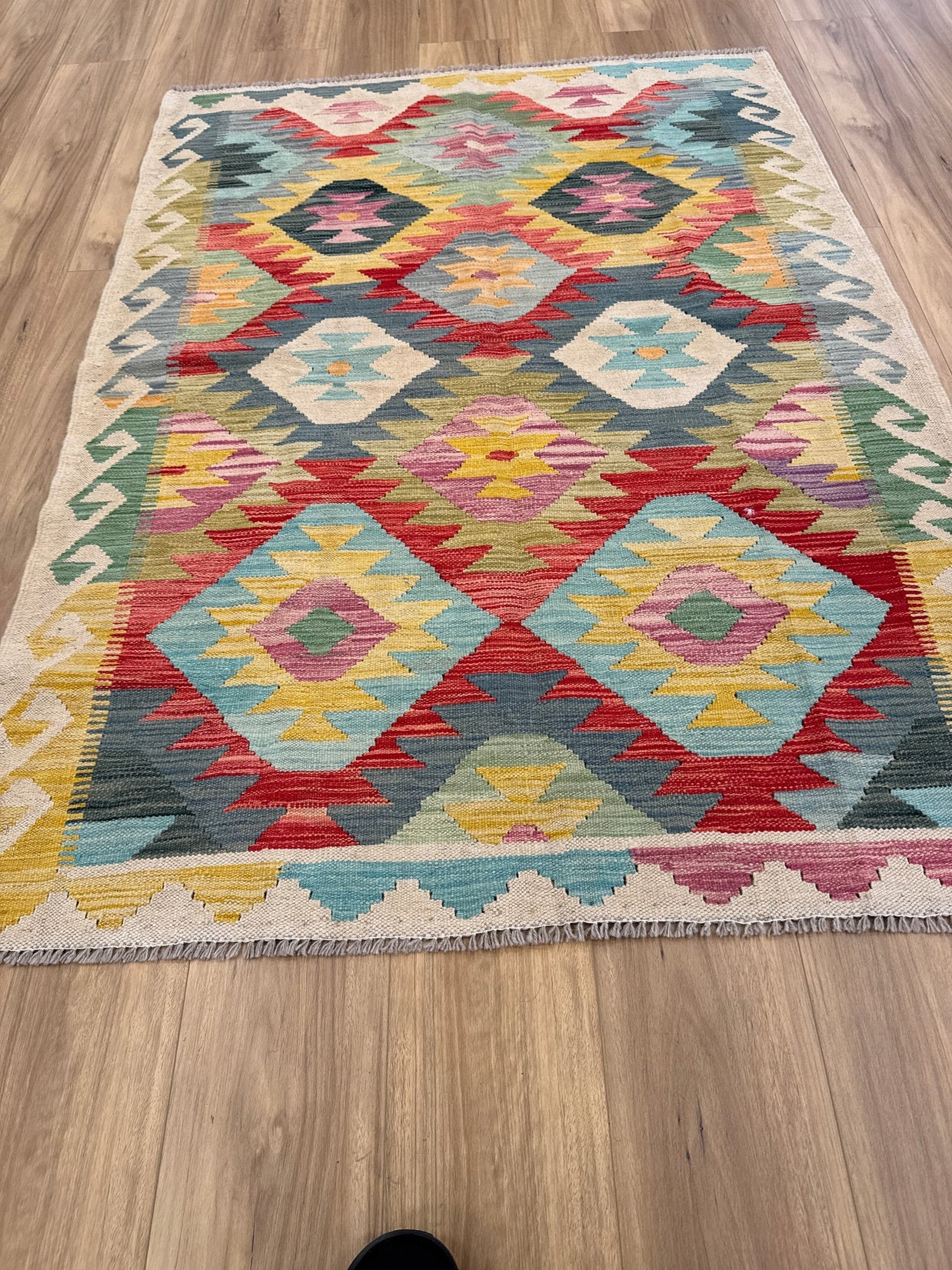 Chobi Kilim Rug - 173 cm x 125 cm
