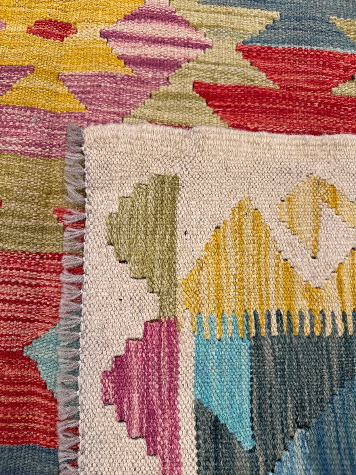 Chobi Kilim Rug - 173 cm x 125 cm