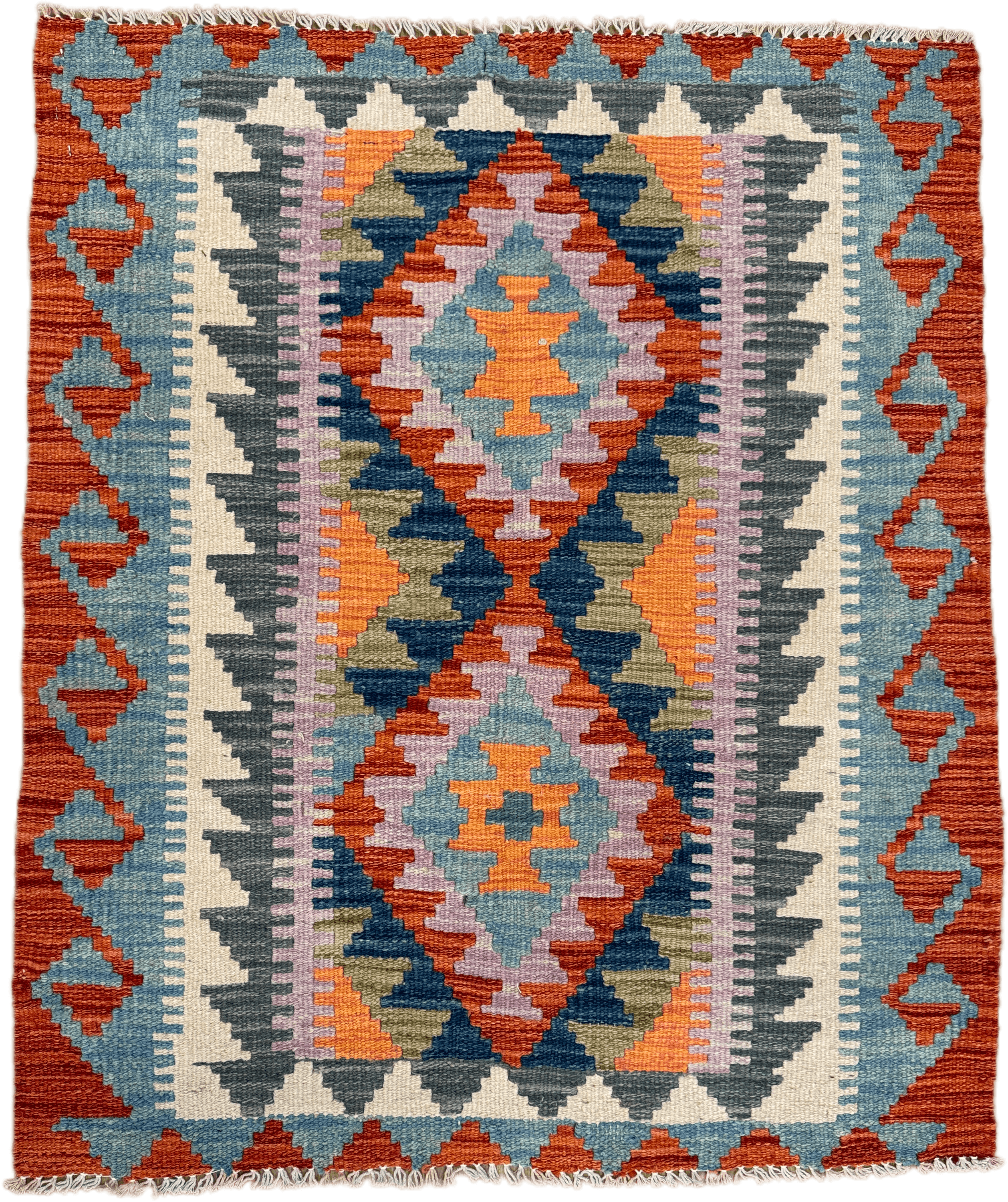 Chobi Kilim Rug - 95 cm x 81 cm