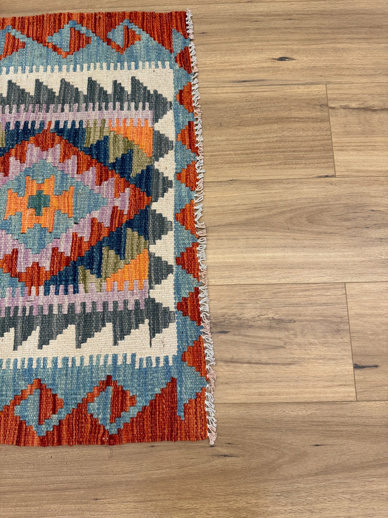 Chobi Kilim Rug - 95 cm x 81 cm