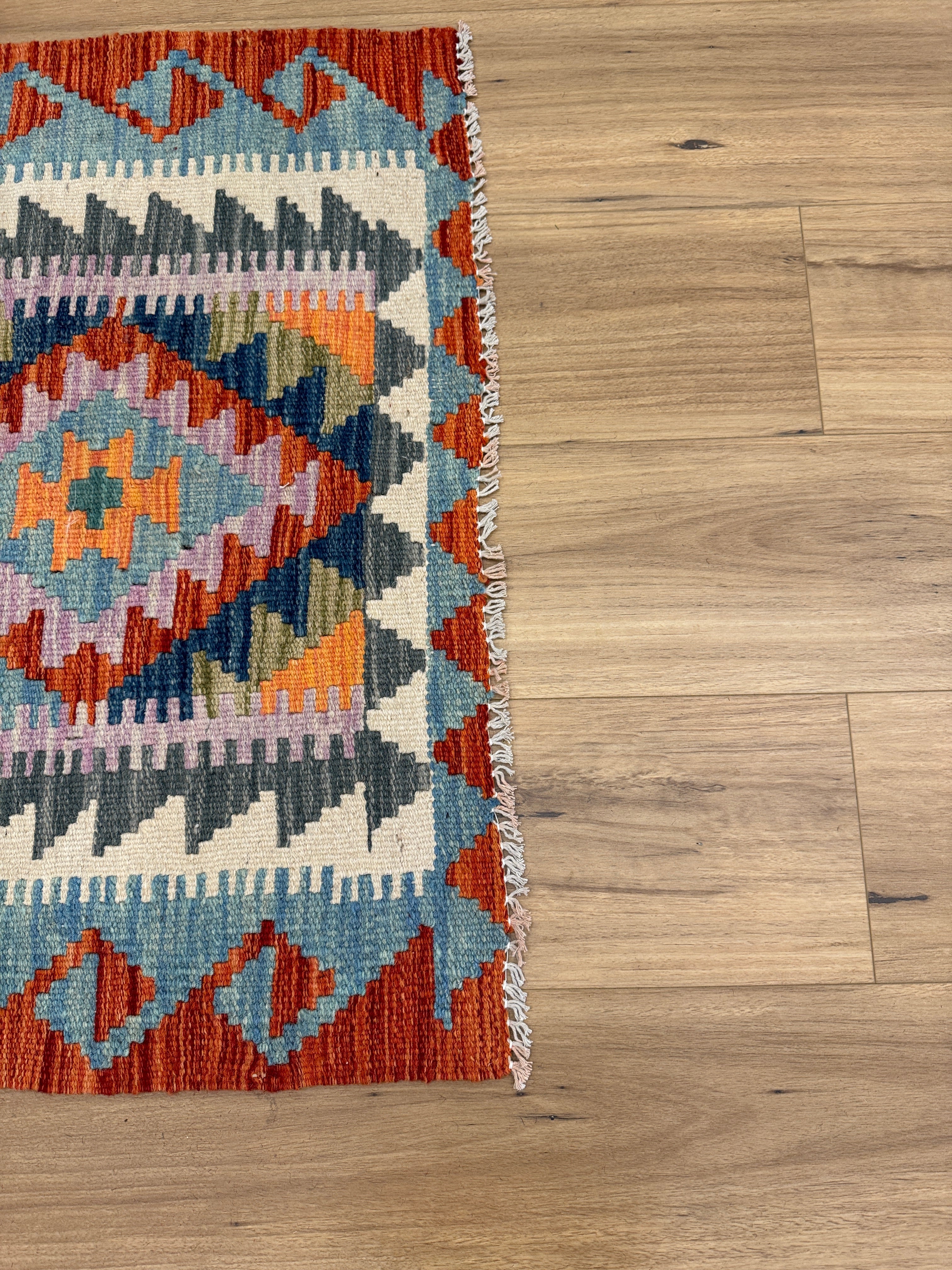 Chobi Kilim Rug - 95 cm x 81 cm