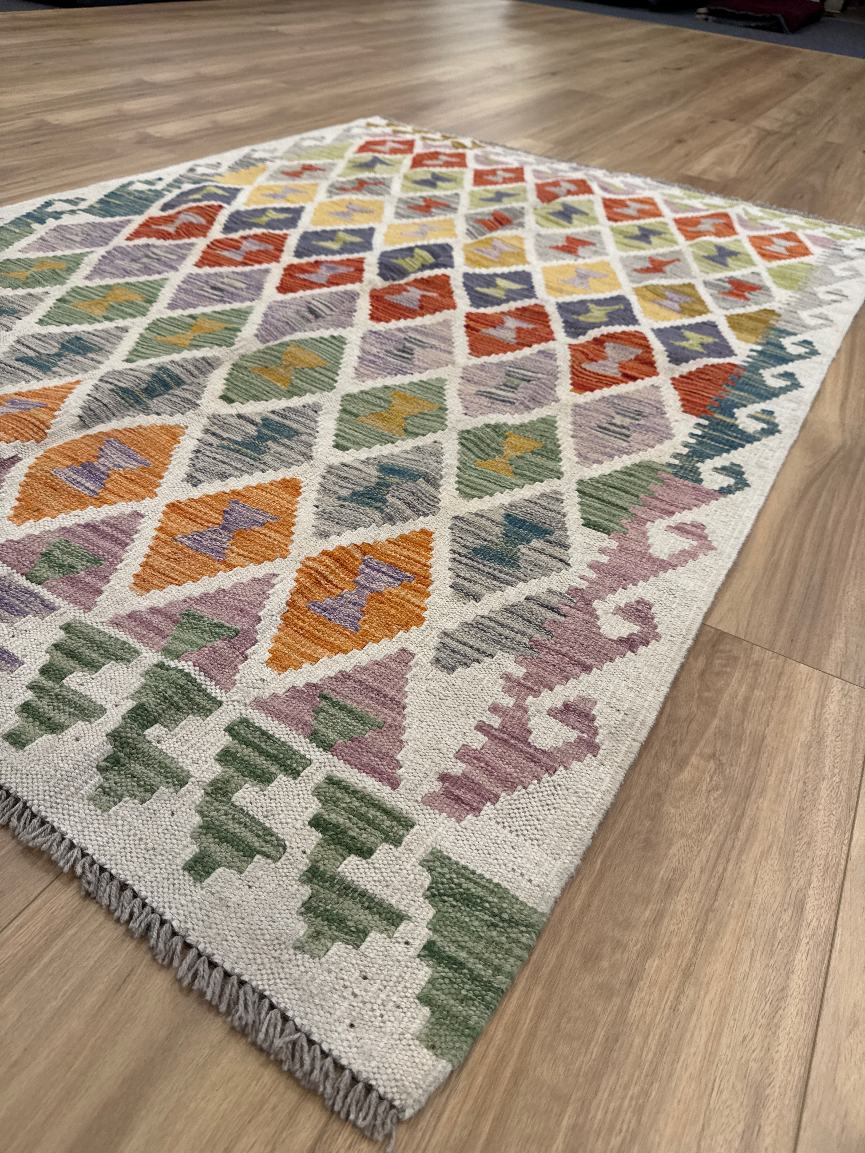 Chobi Kilim Rug - 172 cm x 120 cm