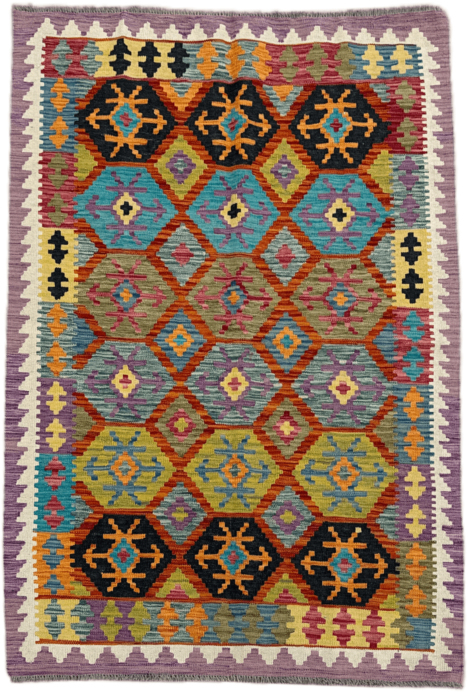 Chobi Kilim Rug - 180 cm x 122 cm