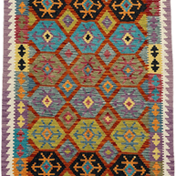 Chobi Kilim Rug - 180 cm x 122 cm
