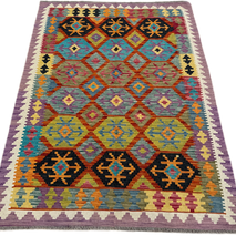 Chobi Kilim Rug - 180 cm x 122 cm