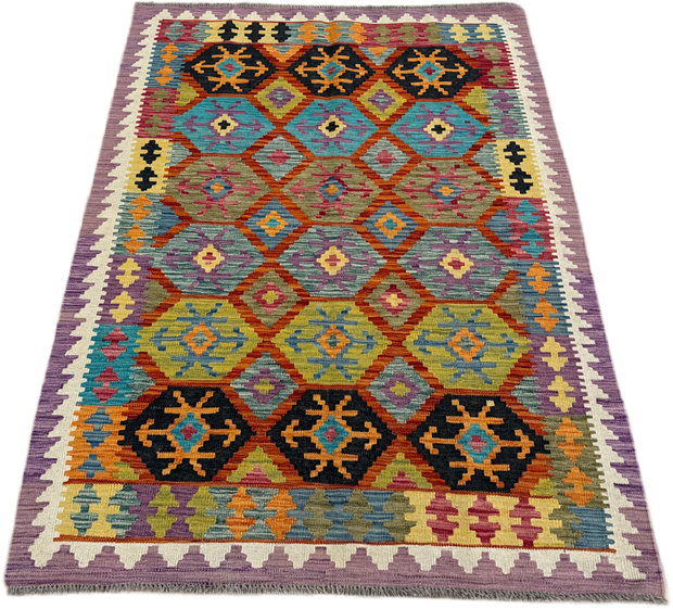 Chobi Kilim Rug - 180 cm x 122 cm