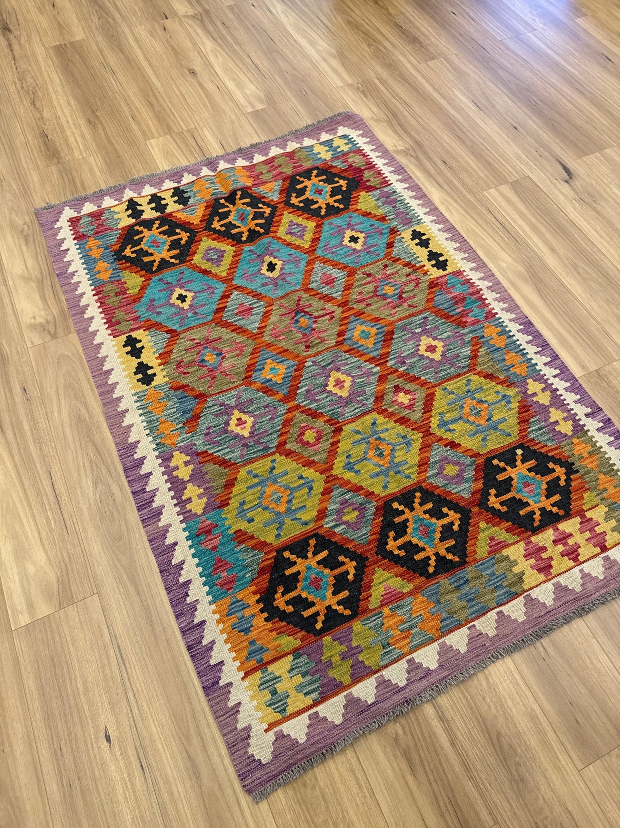 Chobi Kilim Rug - 180 cm x 122 cm