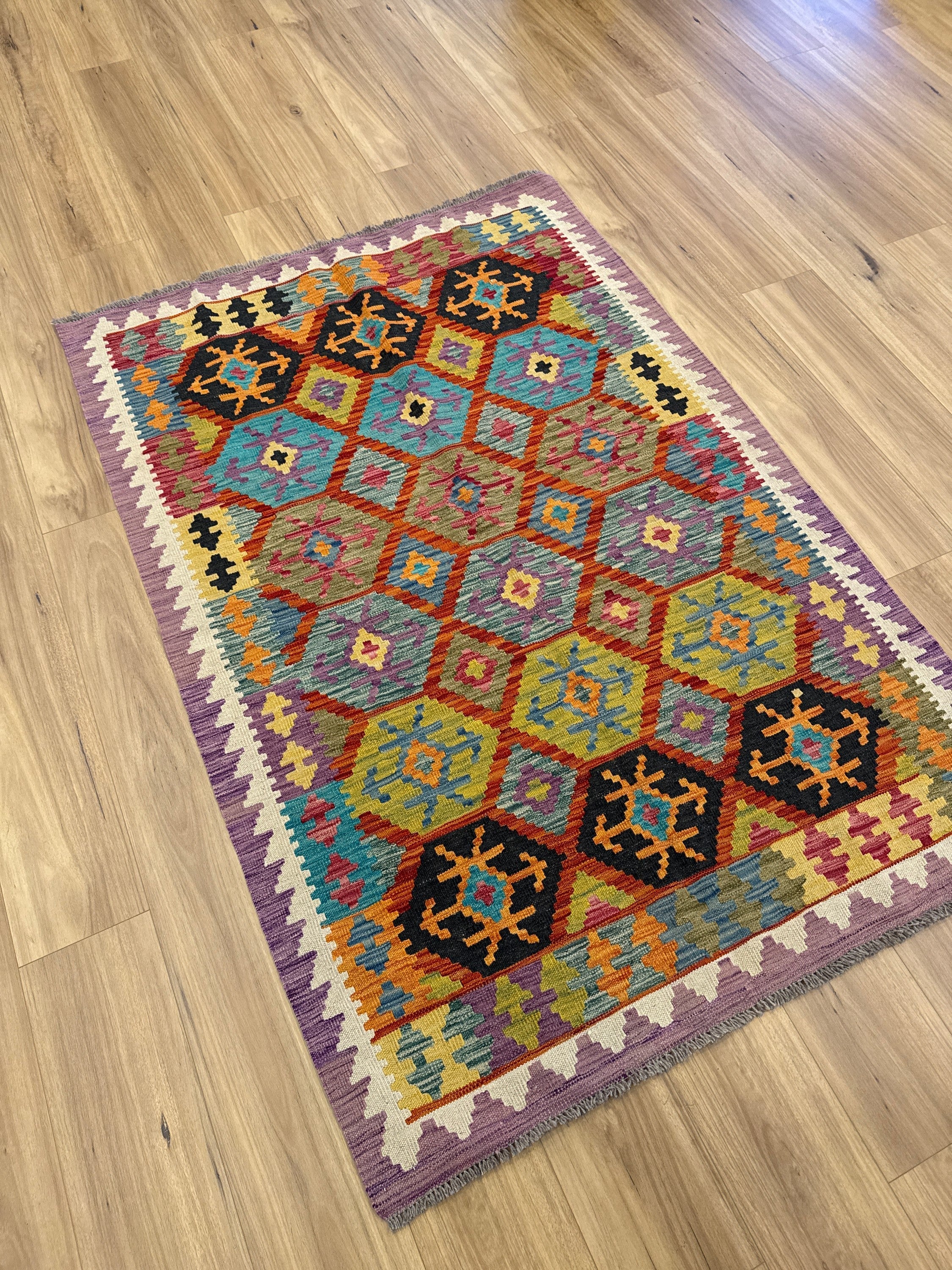 Chobi Kilim Rug - 180 cm x 122 cm