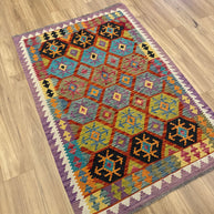Chobi Kilim Rug - 180 cm x 122 cm