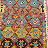 Chobi Kilim Rug - 180 cm x 122 cm